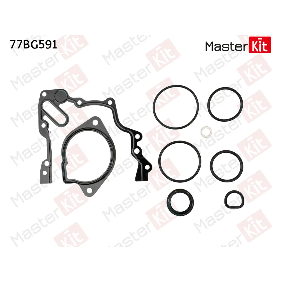 Комплект прокладок, блок-картер двигателя VW POLO (6R1, 6C1) CMAA MASTERKIT 77BG591
