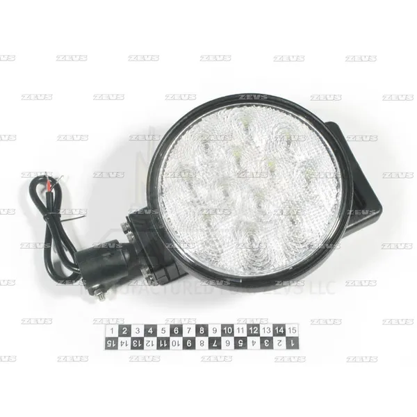 Фара доп света (луч рассеевающийся) 12 e leds; 12-24v ZEVS KW-112F-01