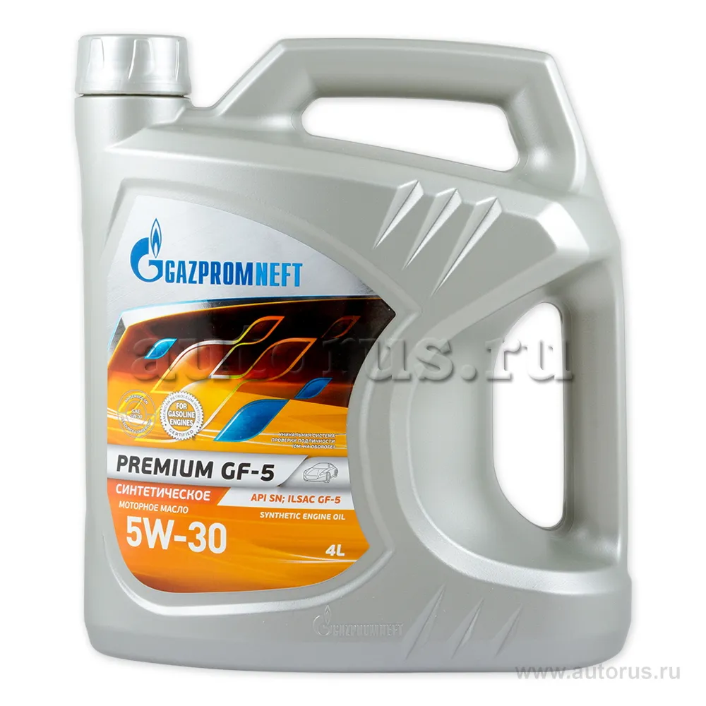Масло моторное Gazpromneft Premium GF-5 5W-30 синтетическое 4 л 253142222