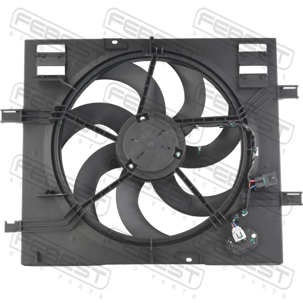 Вентилятор системы охлаждения двигателя в сборе FEBEST 35650-001