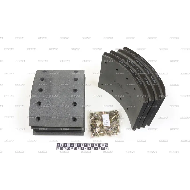 Тормозные накладки ZEVS Z4068-1575