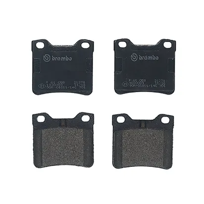 Колодки задние PEUGEOT 406 95-04 BREMBO P61058