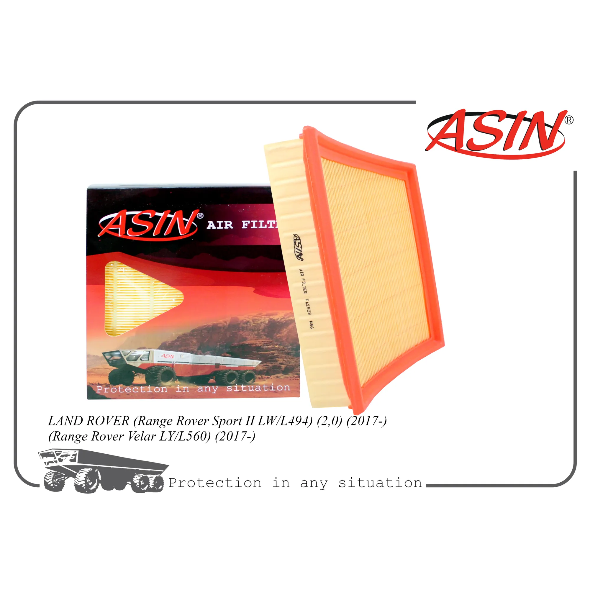 Фильтр воздушный LR092258/ASIN.FA2523 ASIN ASIN ASIN.FA2523