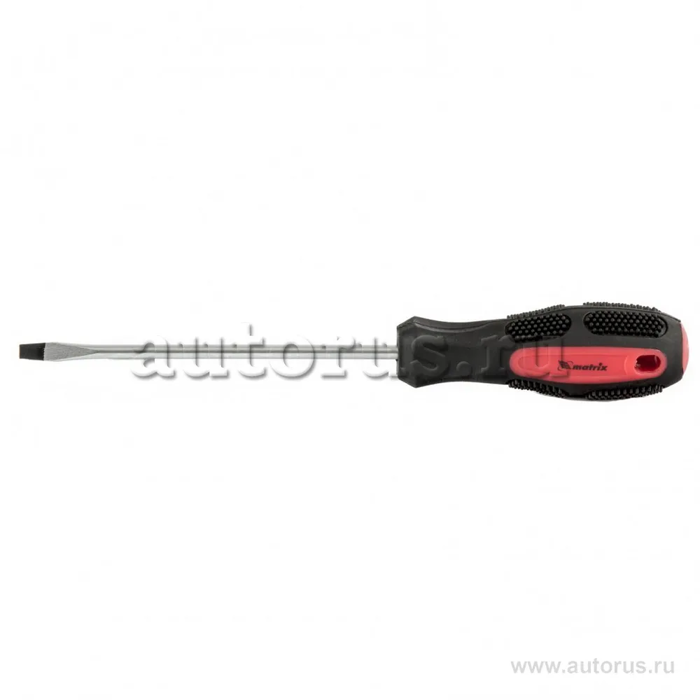 Отвертка Anti-Slip, SL4, 0x100 мм, CrV, двухкомп. рукоятка MATRIX 12210