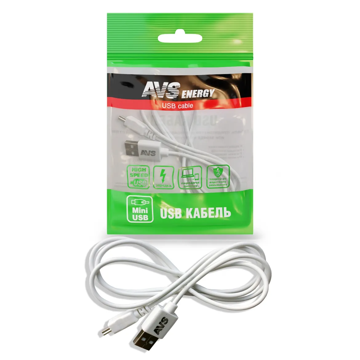 КАБЕЛЬ AVS MINI USB (1 м) MN-313 AVS A78042S