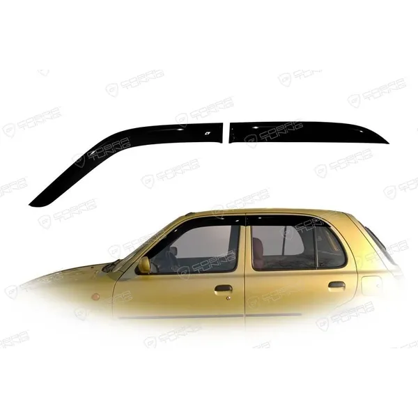 Дефлектора на окна Nissan Micra 5d 1992-2003EuroStandard деф.окон Cobra Tuning NE16192
