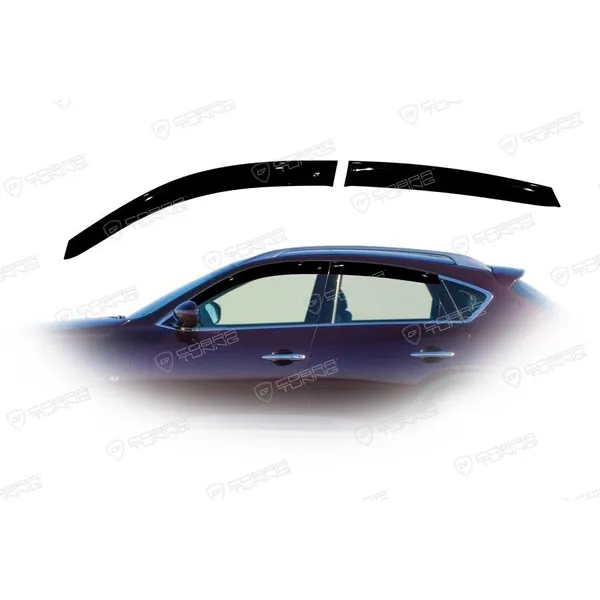 Дефлектора на окна Infiniti QX50 (J50) 2014/EX-Series (J50) 2008EuroStandard деф.окон Cobra Tuning IE10714