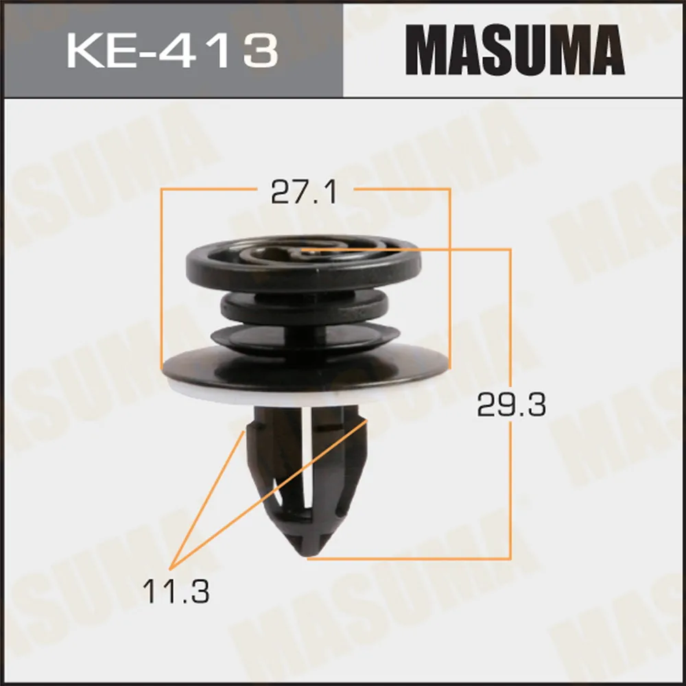 Клипса универс. 413-KE [уп.50] MASUMA KE-413