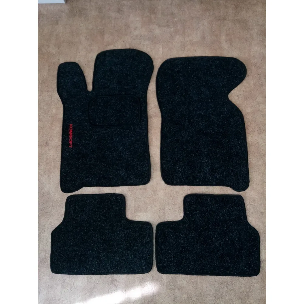 Коврики салона текстиль черный ВАЗ 2113 2004-, 2114 2001-, 2115 1997- COMFORT 52.97.500