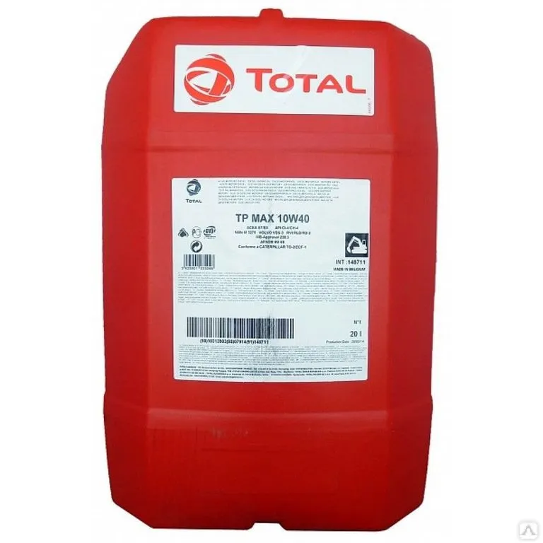 Масло моторное Total TP MAX 10W-40 20 л 10470901