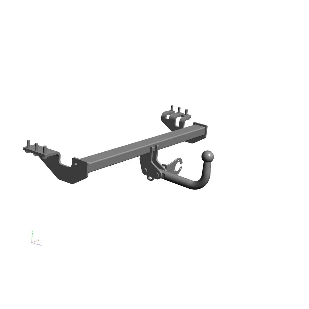 Фаркоп SSANG YONG ACTYON, 11-, шар. A, 75/1500 BALTEX 29231212