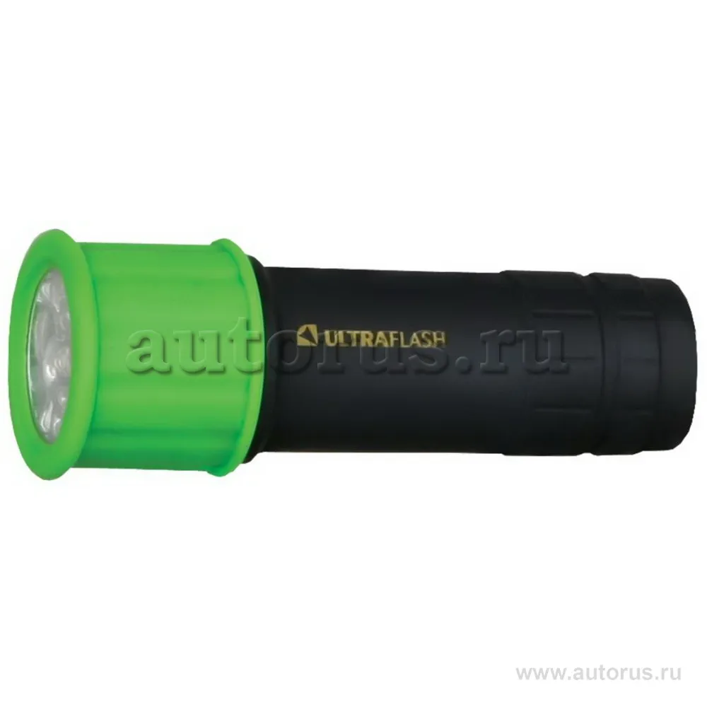 Фонарь 3XR03 светофор, зеленый с черным, 9 LED, пластик, блистер Ultraflash LED15001C ULTRAFLASH 10481