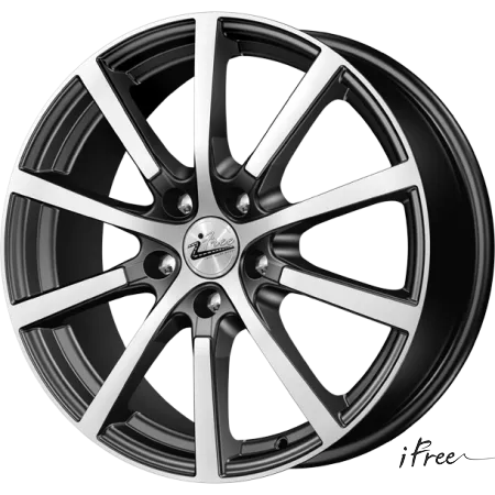 Диск литой R17 7J 5x114.3/71.6 ET35 IFREE Big Byz Блэк Джек 327802