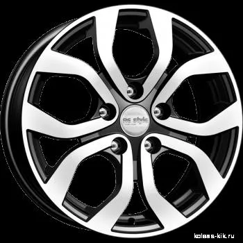 Диск литой R16 6.5J 5x114.3/67.1 ET50 КИК КС704 алмаз черный 65852