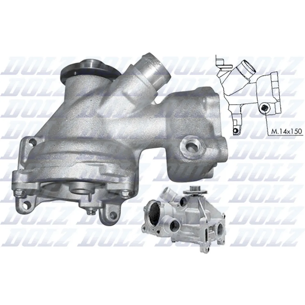 Помпа, водяной насос mb w124 3.0 24v 88-93 DOLZ M-194