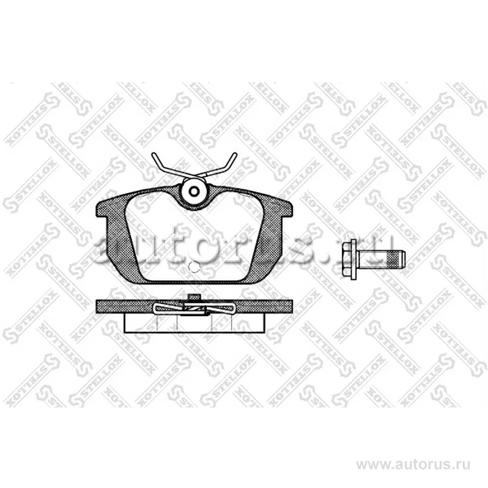 Колодки дисковые з. Fiat Tempra/Tipo, AR 145 STELLOX 242 000-SX