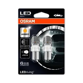 Лампа светодиодная 12V P21W 2W BA15s OSRAM LEDRIVING 2 шт. блистер 7556YE-02B