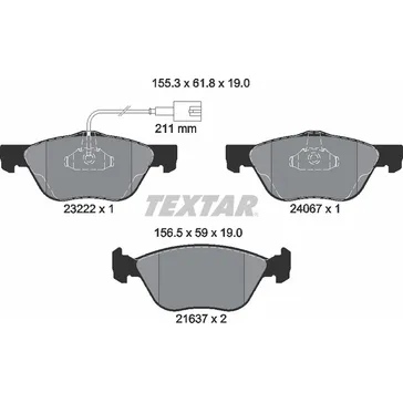 Колодки тормозные дисковые передн ALFA ROMEO: 145 95-01, 146 95-01,  FIAT: BRAVO 98-01, MAREA 99-, M