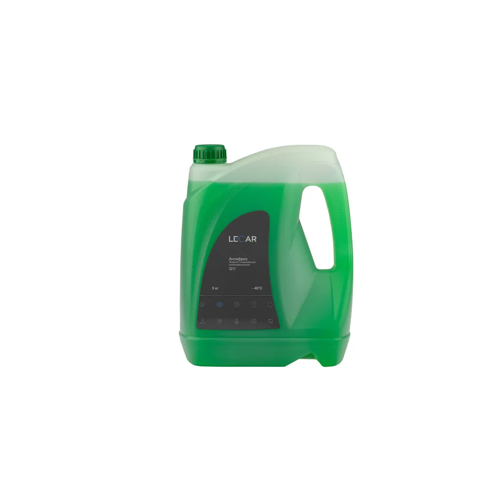 Антифриз LECAR G11 G11 готовый -40C зеленый 5 л LECAR000021210