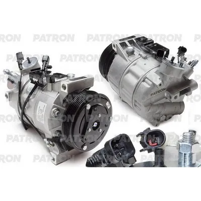 Компрессор кондиционера Volvo S80 II (06-)/XC60 (08-)/XC70 (07-) 2.4D/2.5T PATRON PACC058