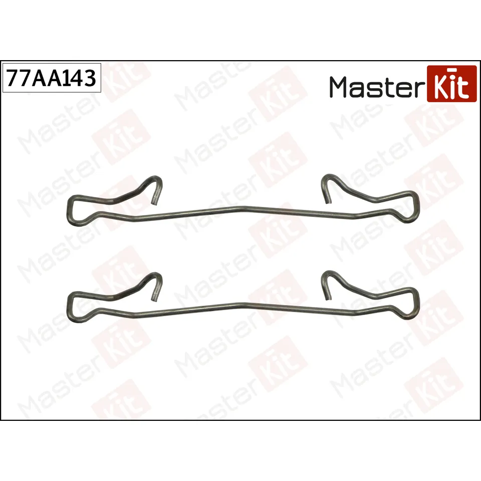 Комплект установочный тормозных колодок Renault LOGAN II 2012 - MASTERKIT 77AA143