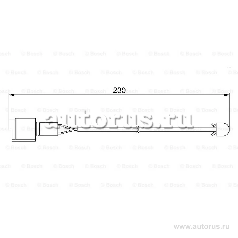 Датчик износа колодок BOSCH 1987474910
