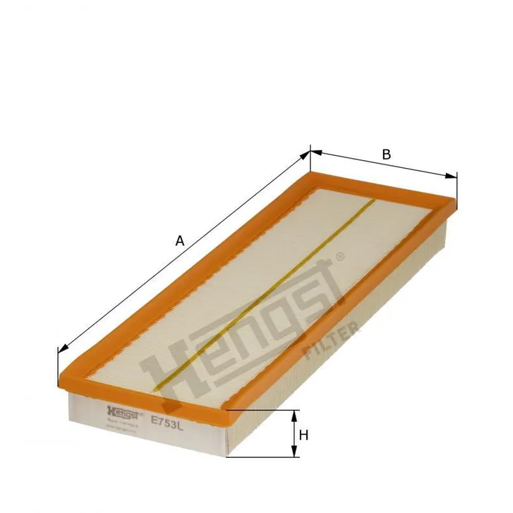 Фильтр воздушный HENGST E753L