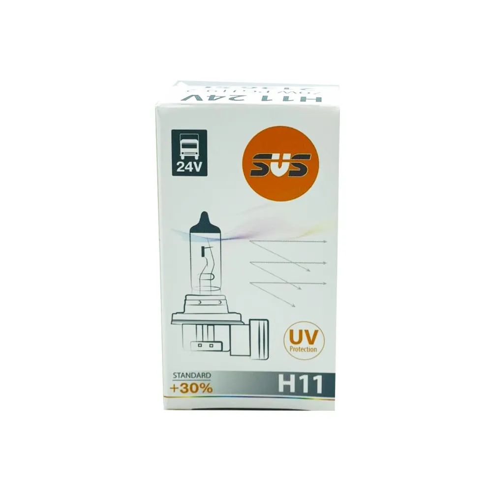 Лампа 24V H11 70W PGJ19-2 3200K SVS Standard 30 1 шт. картон 0200136000