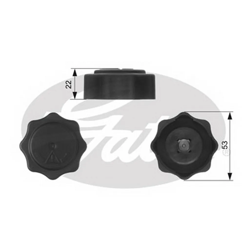 Крышка расширительного бачка GATES RC229