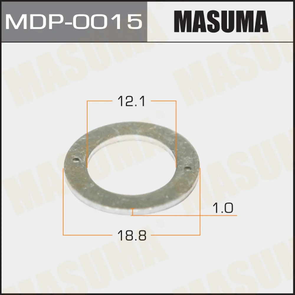 Шайбы для форсунок (обратка) 0 12,1х18,8х1 MASUMA MDP-0015