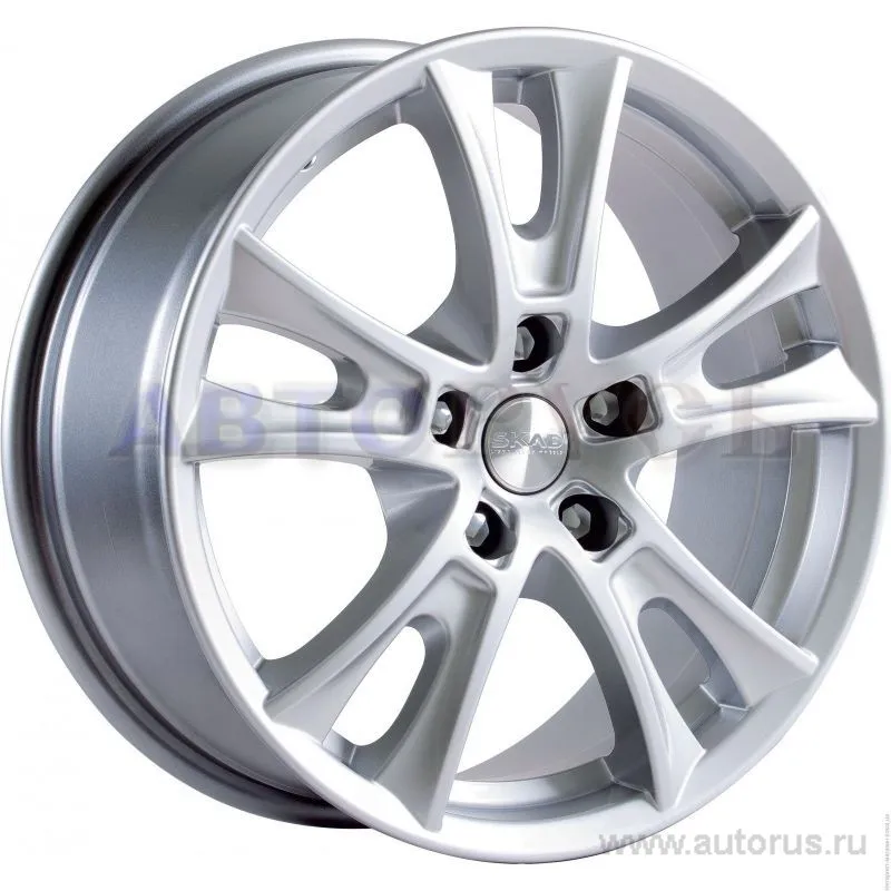 Диск литой R17 7.5J 5x108/67.1 ET40 СКАД Альфа Silver 0706608