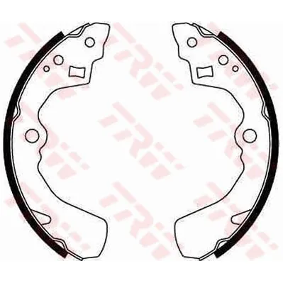 Колодки барабанные SUZUKI Baleno/Liana/Swift II/III/SUBARU Justy TRW GS8549