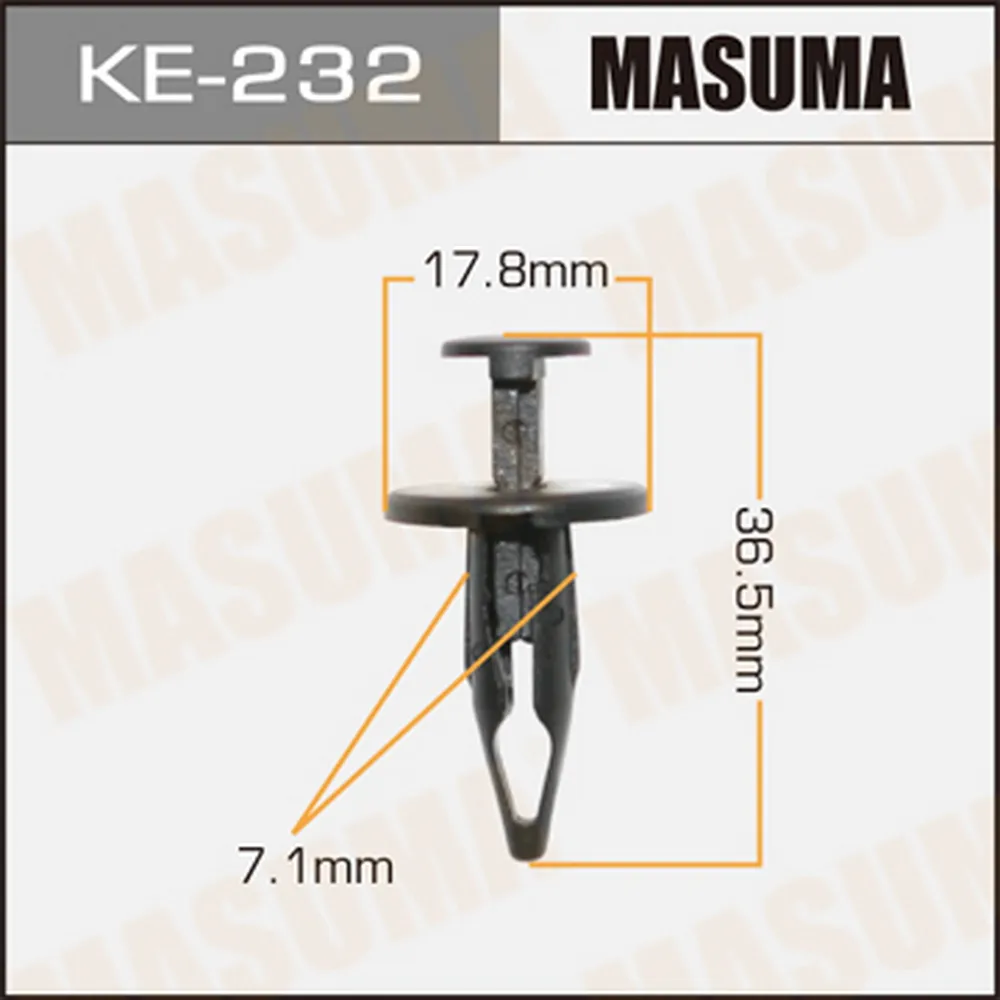 Клипса универс. MASUMA KE-232