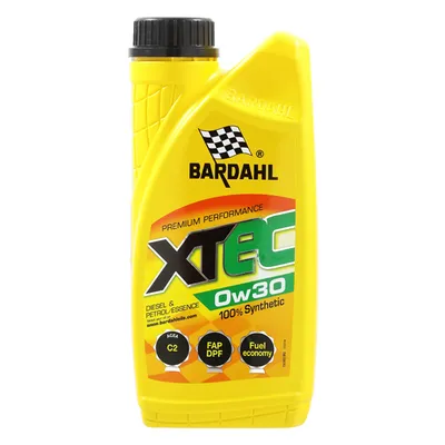 Масло моторное Bardahl XTEC 0W-30 C2 PSA синтетическое 1 л 36521