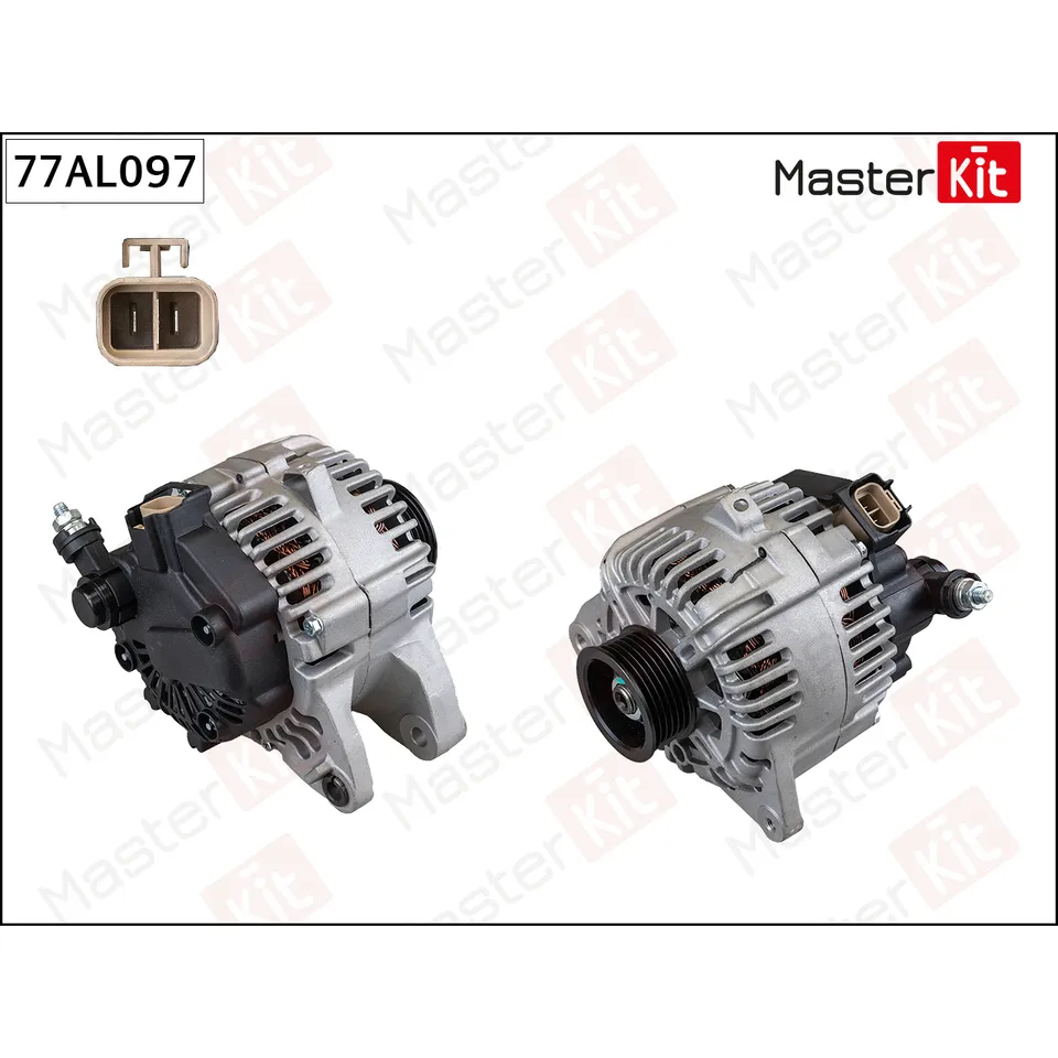 Генератор HYUNDAI SANTA FE 2.7 01-06 MASTERKIT 77AL097