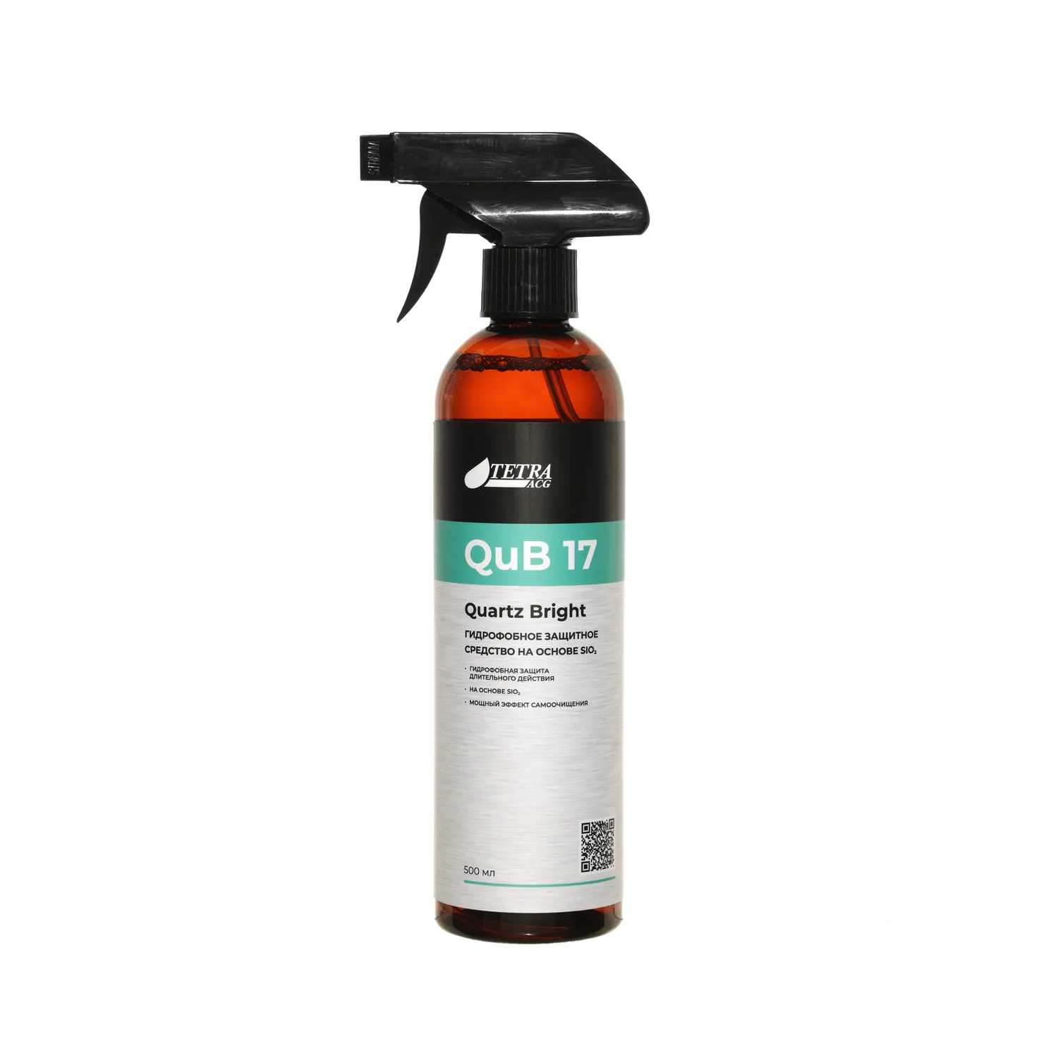 Гидрофобное защитное средство на основе SiO2 Hydrolak QuB 17 Quartz Bright 500 мл ACG 1029023