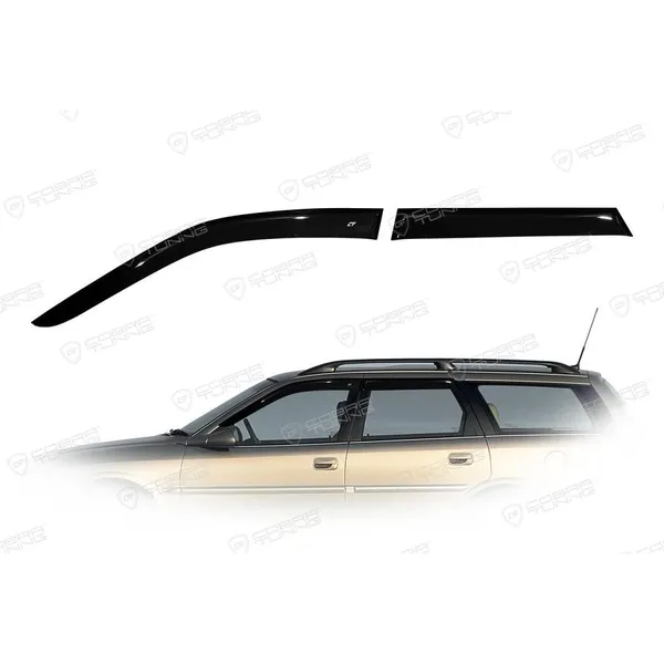 Дефлектора на окна Opel Vectra B Caravan 1995-2002EuroStandard деф.окон Cobra Tuning OE12595