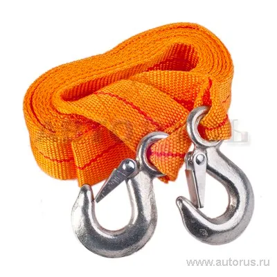 Трос буксировочный 4 м 5т ленточный с крюками KIOKI TR-RC11