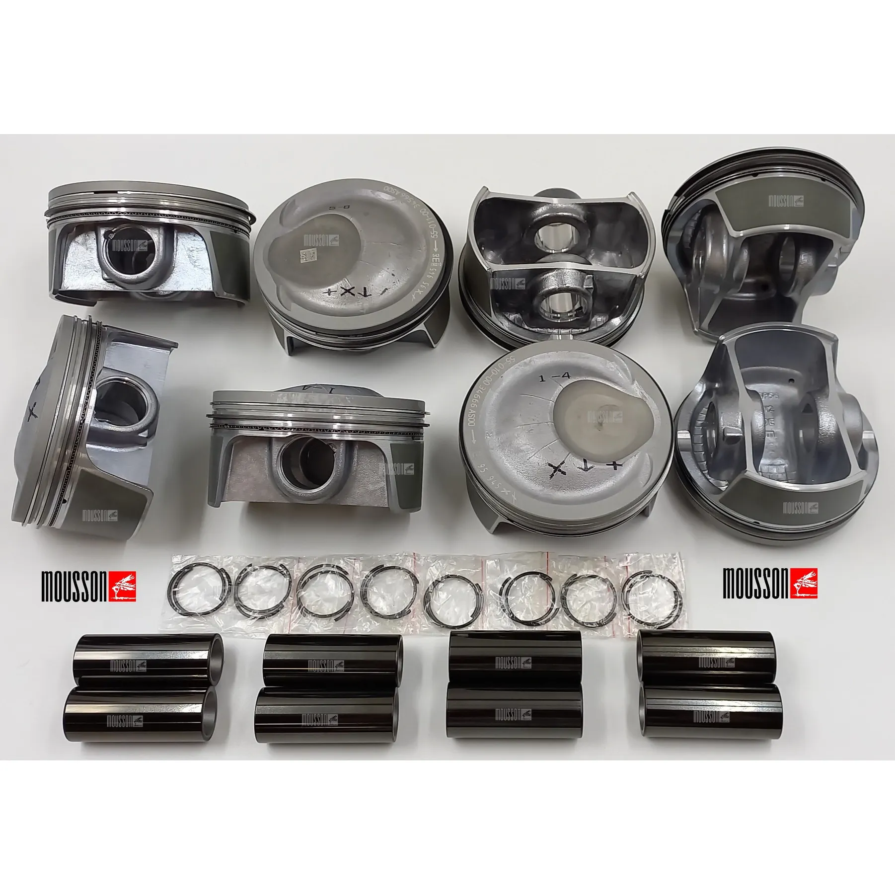 Поршень кольца комплект Porsche 4.8T M4851 на 1 цилиндр MOUSSON SPRM4851STD