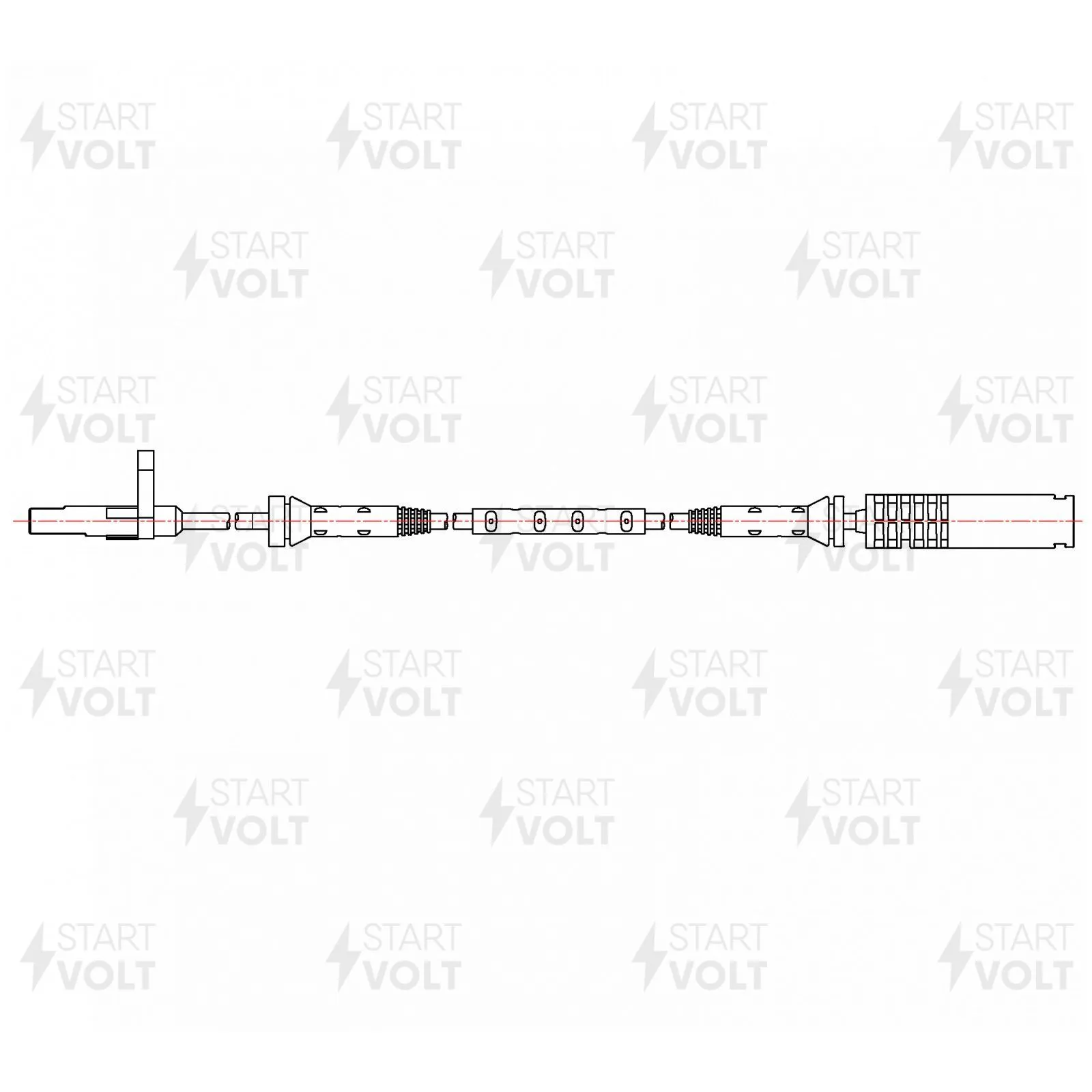 Датчик ABS перед. лев./прав. для BMW X5 E53 (00-) STARTVOLT VS-ABS 2601