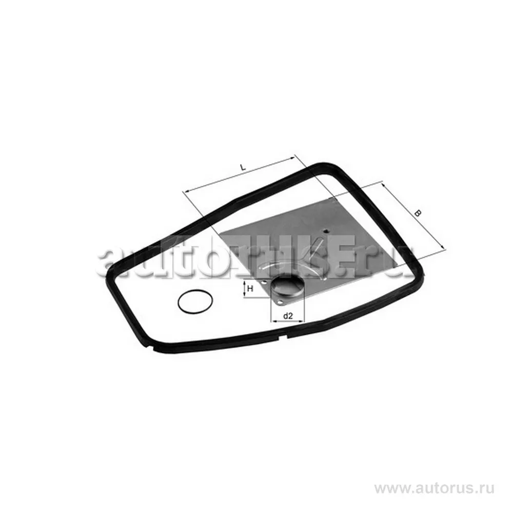 Фильтр акпп bmw 518520252530730850 88-96 KNECHT/MAHLE HX87D