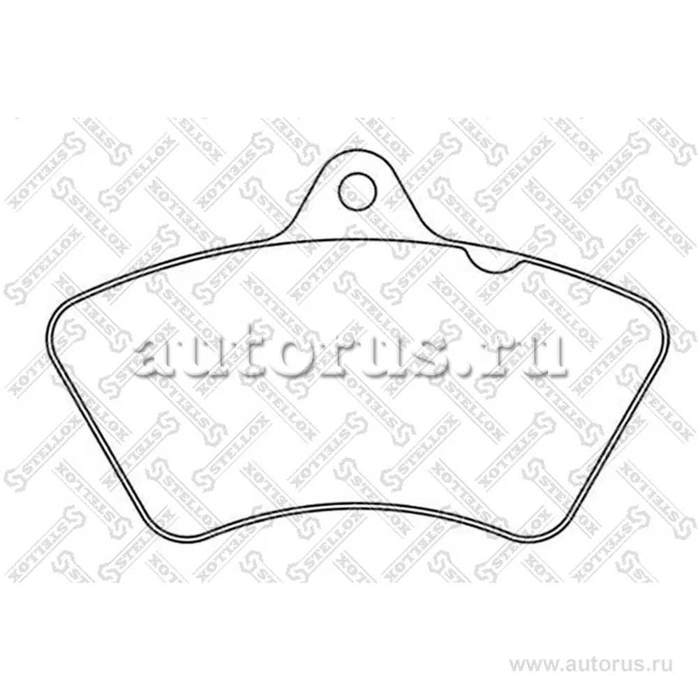 Колодки дисковые к-т 8шт.29582 безSetra STELLOX 8501446_SX