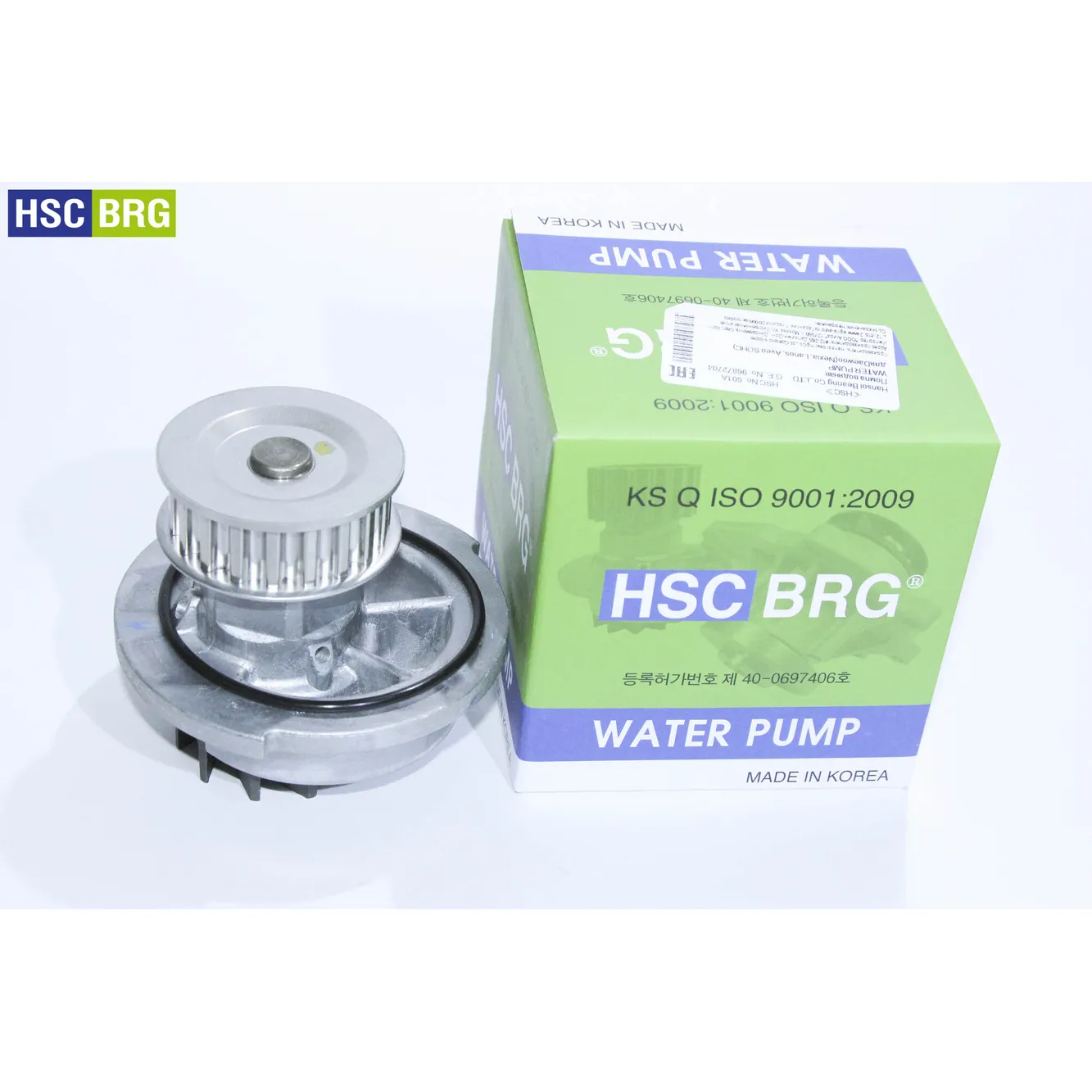 Помпа водяная Daewoo (Nexia, Lanos, Aveo SOHC) HSC BRG 601A