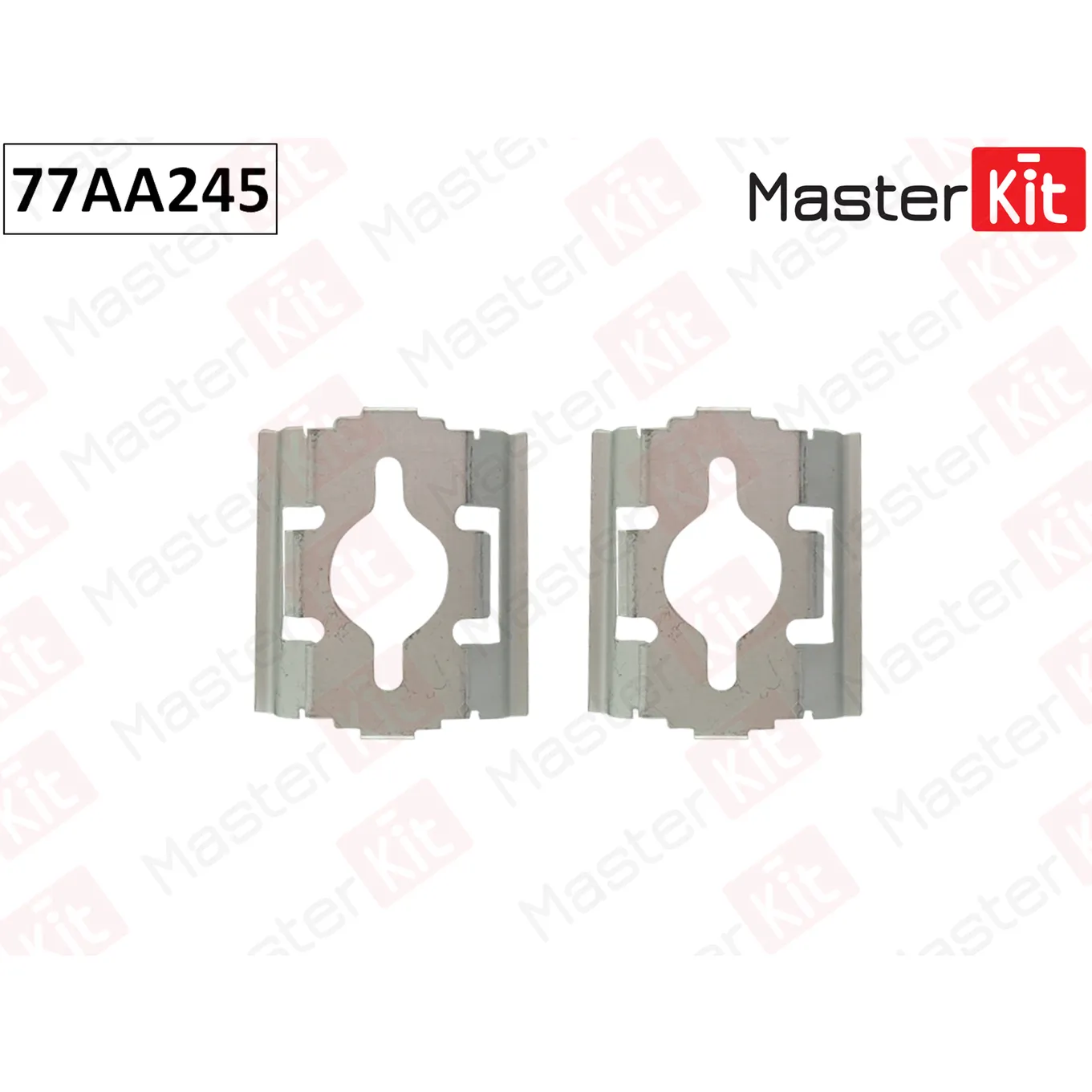 Комплект установочный тормозных колодок Fiat DUCATO (230 ) 1994 - 2002 MASTERKIT 77AA245