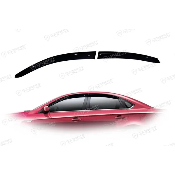 Дефлектора на окна Changan Eado 2013EuroStandard деф.окон Cobra Tuning CE60213
