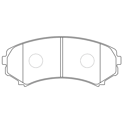 Колодки дисковые передние mazda mpv 2.5td92-99, mitsubishi pajero 3.2d3.5gdi 00 FIT FP0867
