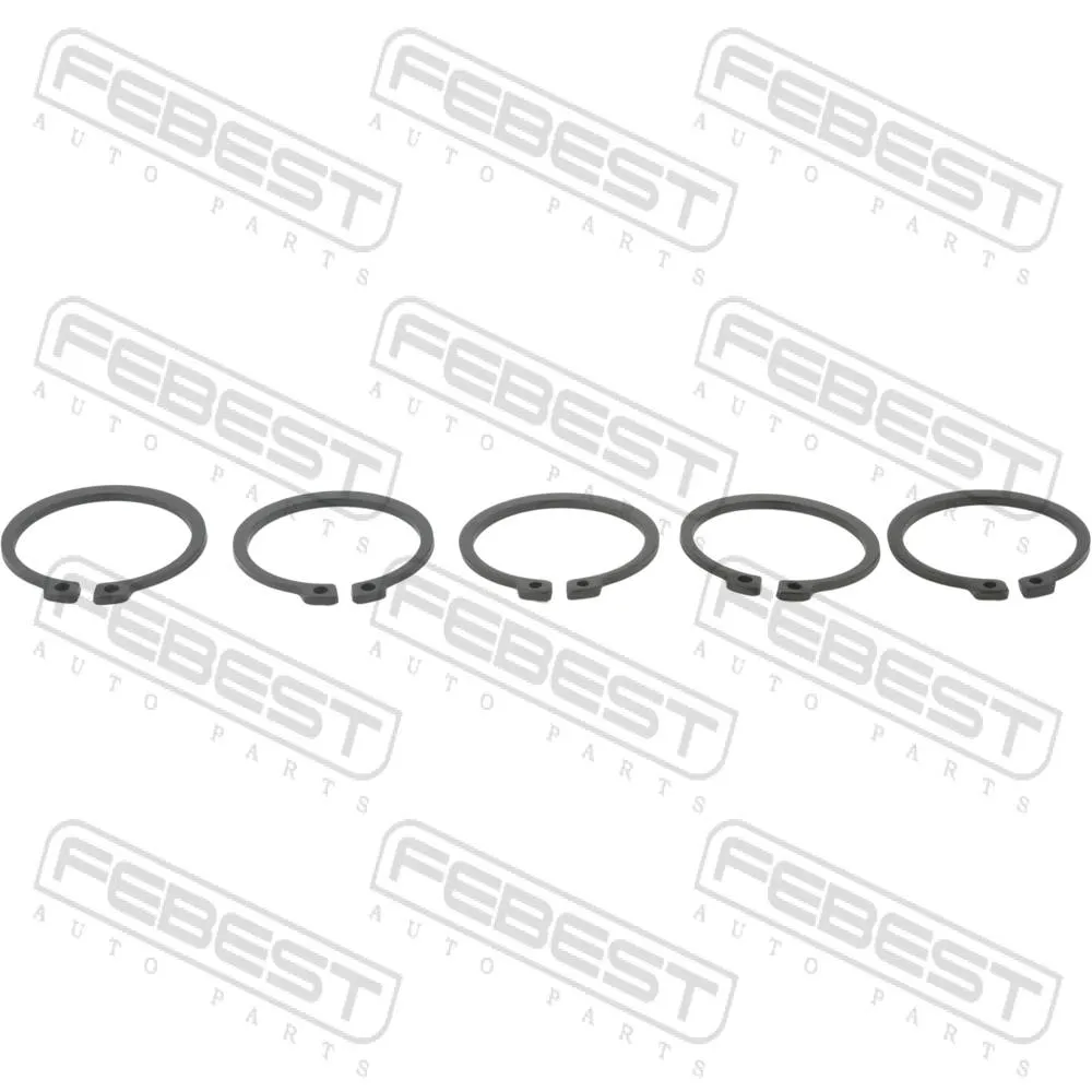 Кольцо стопорное (5 шт. в упаковке) VOLVO S80 2007- FEBEST CC-4-48X2-PCS5