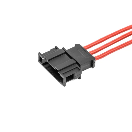 Разъем 1-962913-1 штыревой 3-х контактный жгута кондиционера, для а/м Lada(ВАЗ), с проводами