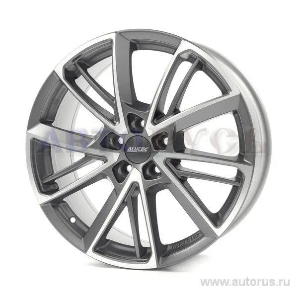 Диск литой R17 7.5J 5x114.3/70.1 ET35 ALUTEC Xplosive Graphite Matt Front Polished EX75735B839