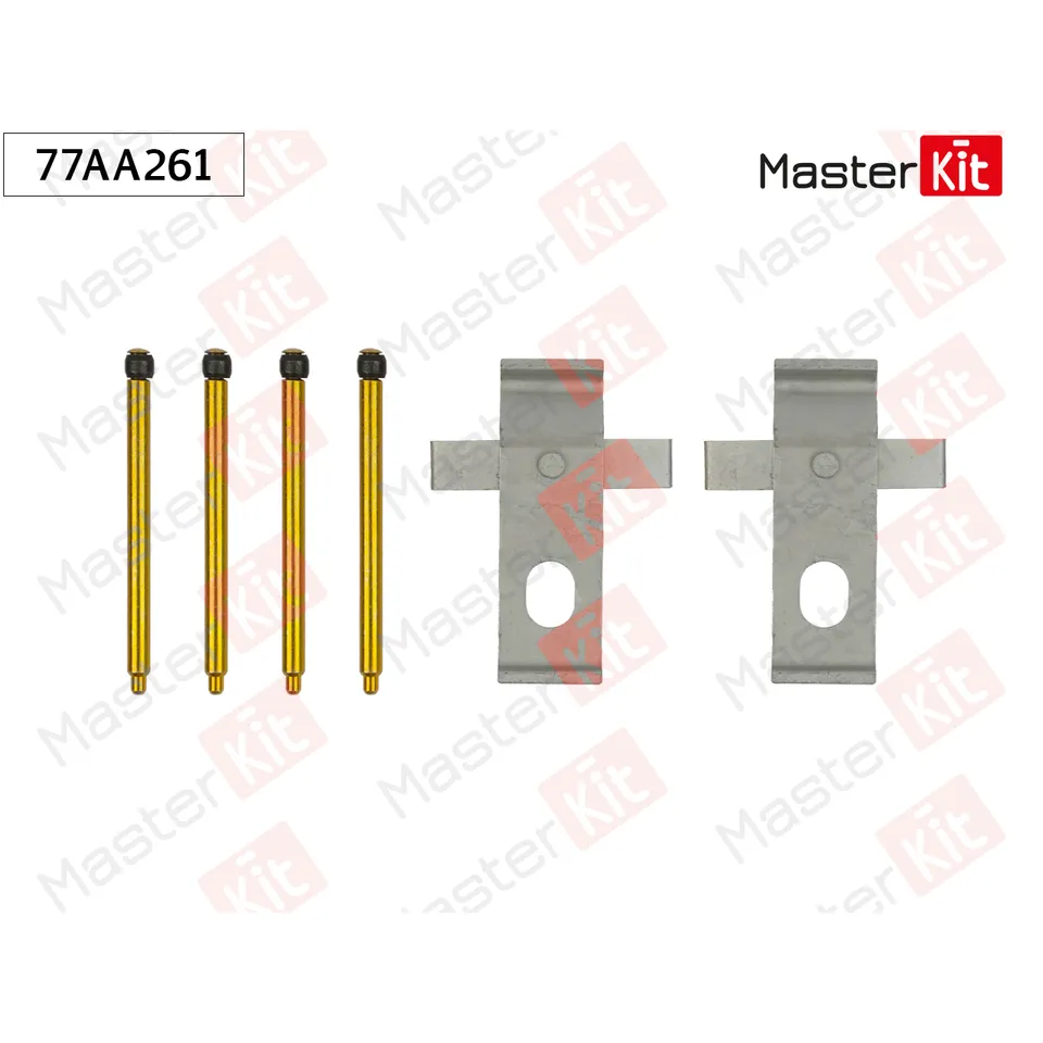 Комплект установочный тормозных колодок BMW 7 (E38) 1994 - 2001 MASTERKIT 77AA261